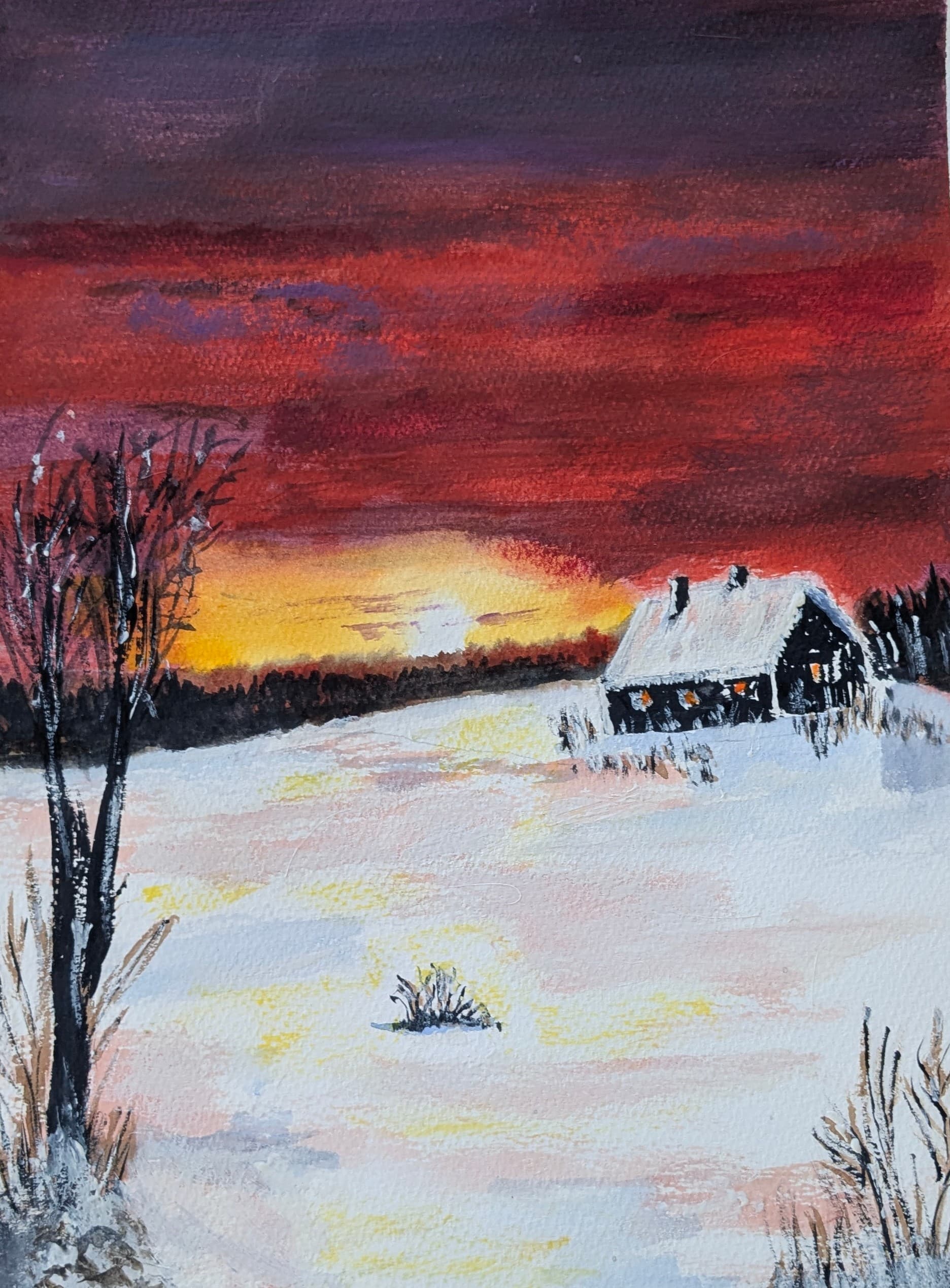 Snowed in Cottage